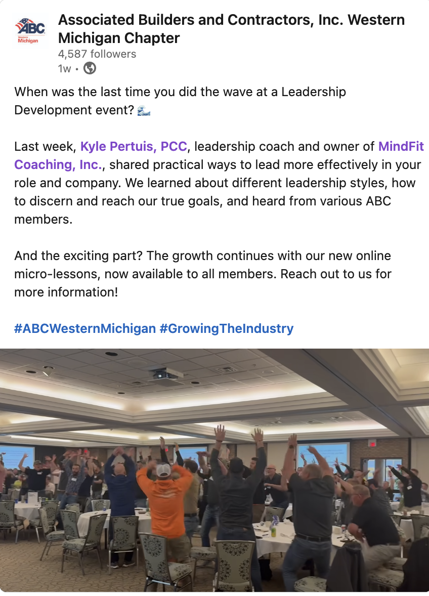 ABC Western Michigan testimonial post